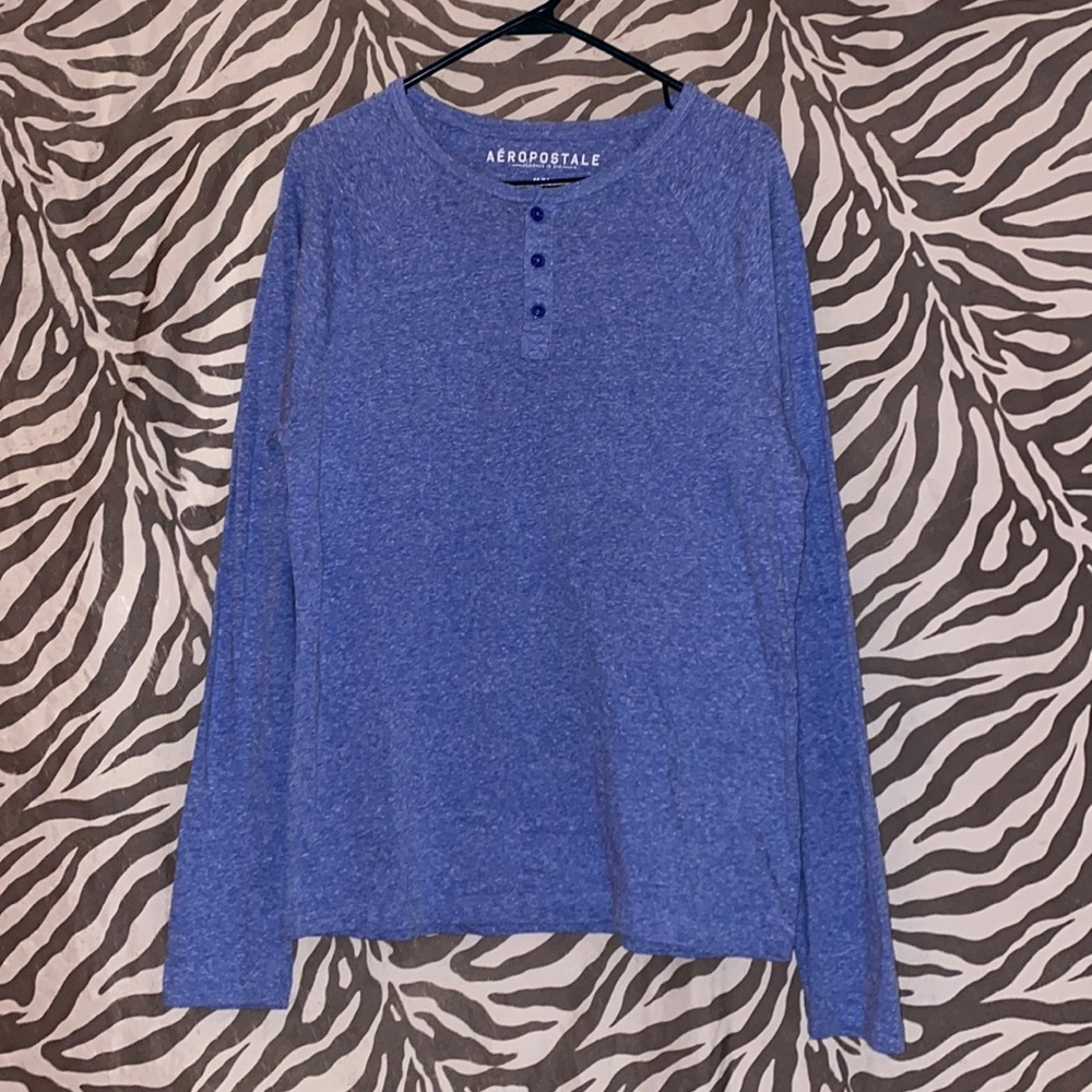 Blue Long Sleeve Tee